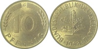     38368G~1.1 10 Pfennig  1968G bfr/stgl J 383 12,00 EUR Differenzbesteuert nach §25a UstG zzgl. Versand