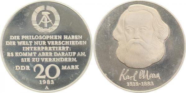 159283A~0.0 20 Mark  100.Todt Marx 1983A PP J1592  