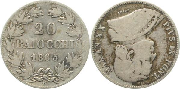 20-Baiocchi-1865R   1865R Pius IX SS- null  