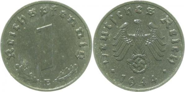 36944E~2.0 1 Pfennig  1944E vz J 369  