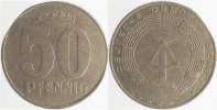     F1512--A3.0 50 Pfennig  DDR o.Jsz & Zainende J1512 14,00 EUR Differenzbesteuert nach §25a UstG zzgl. Versand