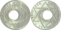  1/10 Penny   WELTM-Brit-W-Afr   1950 dez.Loch RRR KM 26 95,00 EUR Differenzbesteuert nach §25a UstG zzgl. Versand