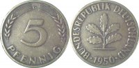  5 Pf   EPA-C11 5 Pfennig  1950G ss NGB 7.5 10,00 EUR Differenzbesteuert nach §25a UstG zzgl. Versand