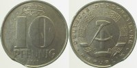 d  F151067A2.5 10 Pfennig  DDR 67A Zainende ss/vz J1510