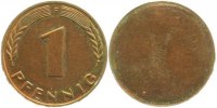 d 1 Pf PROB380 1 Pfennig  Mzz:F eins.Probe/Cu-Plat Archiv F. J 380