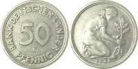     37949G~2.5v 50 Pfennig  1949G Variante ss/vz Nbg.3.2 45,00 EUR Differenzbesteuert nach §25a UstG zzgl. Versand