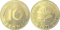 d  38371G~0.0 10 Pfennig  1971G PP.......10200 Exemplare  J 383