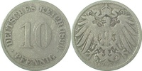 d  01390G~4.0 10 Pfennig  1890G s J 013