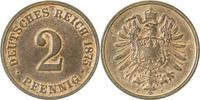 d 2.2 2 Pf 00275C~2.2 2 Pfennig  1875C vz- J 002