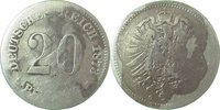 d  00573G~4.0 20Pfennig  1873G s Belegstück J 005