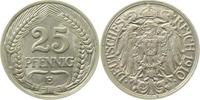     01810E~2.0 25 Pfennig  1910E vz J 018 15,00 EUR Differenzbesteuert nach §25a UstG zzgl. Versand