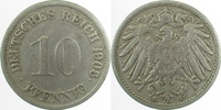     013n06G~3.0 10 Pfennig  1906G ss J 013 4,00 EUR Differenzbesteuert nach §25a UstG zzgl. Versand