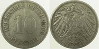     013n09G~3.0 10 Pfennig  1909G ss J 013 7,00 EUR Differenzbesteuert nach §25a UstG zzgl. Versand