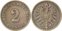  2.8 2 Pf   00276C~2.8 2 Pfennig  1876C ss+ J 002 5,00 EUR Differenzbesteuert nach §25a UstG zzgl. Versand