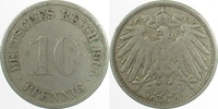 d  013n05G~3.0 10 Pfennig  1905G ss J 013