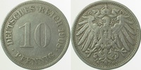     013n08G~3.0 10 Pfennig  1908G ss J 013 3,00 EUR Differenzbesteuert nach §25a UstG zzgl. Versand