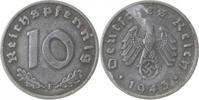 d  37143F~2.0 10 Pfennig  1943F vz J 371