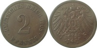  2.5 2 Pf   01108E~2.5 2 Pfennig  1908E ss/vz J 011 7,00 EUR Differenzbesteuert nach §25a UstG zzgl. Versand