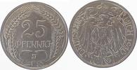     01810J~2.5 25 Pfennig  1910J ss/vz J 018 13,00 EUR Differenzbesteuert nach §25a UstG zzgl. Versand