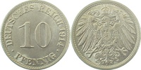 d  013n14A~1.2 10 Pfennig  1914A prfr. J 013