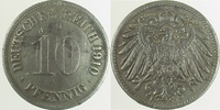 d  013n10F~2.5 10 Pfennig  1910F ss/vz J 013
