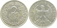  2.5 2 RM   32031J~2.5 2 Reichsmark  1931J ss/vz J 320 72,00 EUR Differenzbesteuert nach §25a UstG zzgl. Versand