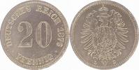     00576D~2.0 20Pfennig  1876D vz J 005 17,00 EUR Differenzbesteuert nach §25a UstG zzgl. Versand