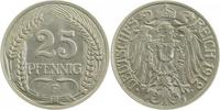 d  01812F~1.5 25 Pfennig  1912F f.prfr J 018