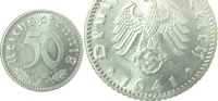     37241A~1.1c 50 Pfennig  1941A f.st/stgl Jsz.dopp J 372 48,50 EUR Differenzbesteuert nach §25a UstG zzgl. Versand