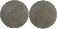  2.0 2 Pf   00277A~2.0 2 Pfennig  1877A vz J 002 15,50 EUR Differenzbesteuert nach §25a UstG zzgl. Versand