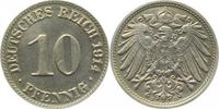    013n14D~1.5 10 Pfennig  1914D vz/st J 013 7,00 EUR Differenzbesteuert nach §25a UstG zzgl. Versand