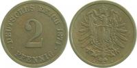  2.5 2 Pf   00274E~2.5 2 Pfennig  1874E ss/vz J 002 11,00 EUR Differenzbesteuert nach §25a UstG zzgl. Versand