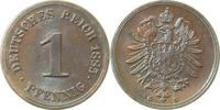  1.5 1 Pf   00185G~1.5 1 Pfennig  1885G vz/st J 001 120,00 EUR Differenzbesteuert nach §25a UstG zzgl. Versand