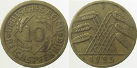     31725F~3.0 10 Pfennig  1925F ss J 317 4,00 EUR Differenzbesteuert nach §25a UstG zzgl. Versand