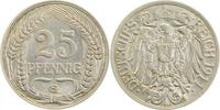 d  01811G~2.5 25 Pfennig  1911G ss/vz J 018