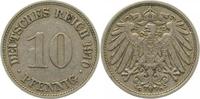 d  013n10G~2.5 10 Pfennig  1910G ss/vz J 013