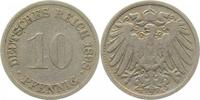 d  01398G~3.5 10 Pfennig  1898G s/ss J 013