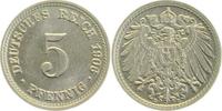  1.2 5 Pf   012n06D~1.2 5 Pfennig  1906D prfr J 012 28,00 EUR Differenzbesteuert nach §25a UstG zzgl. Versand