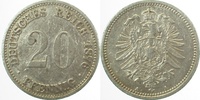 d  00576A~2.5 20Pfennig  1876A ss/vz J 005