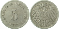  2.8 5 Pf   01297G~2.8 5 Pfennig  1897G ss+ J 012 11,50 EUR Differenzbesteuert nach §25a UstG zzgl. Versand