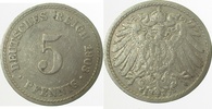  2.5 5 Pf   012n03F~2.5 5 Pfennig  1903F ss/vz J 012 9,00 EUR Differenzbesteuert nach §25a UstG zzgl. Versand