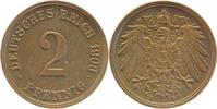 d 1.5 2 Pf 01106E~1.5 2 Pfennig  1906E f. prfr !! J 011