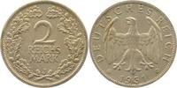 d 2 RM 32031J~2.5b 2 Reichsmark  1931J ss/vz min. Rf. J 320