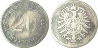 d  00575H~3.5 20Pfennig  1875H s/ss J 005