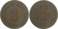 d 2.5 1 Pf 01092E~2.5 1 Pfennig  1892E ss/vz J 010