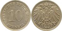     01399F~1.5 10 Pfennig  1899F vz/stgl J 013 34,00 EUR Differenzbesteuert nach §25a UstG zzgl. Versand