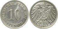     013n11D~1.2 10 Pfennig  1911D f.stgl !! J 013 24,00 EUR Differenzbesteuert nach §25a UstG zzgl. Versand