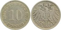     013n10G~3.0 10 Pfennig  1910G ss J 013 7,00 EUR Differenzbesteuert nach §25a UstG zzgl. Versand