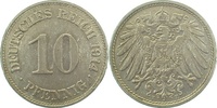     013n14E~2.5 10 Pfennig  1914E ss/vz J 013 3,60 EUR Differenzbesteuert nach §25a UstG zzgl. Versand
