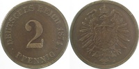 2.5 2 Pf   00274F~2.5 2 Pfennig  1874F ss/vz J 002 18,00 EUR Differenzbesteuert nach §25a UstG zzgl. Versand